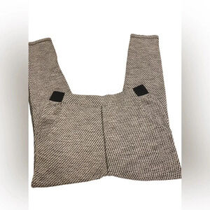 Free People Knit Marled Pant with Striped Side Hem Detail